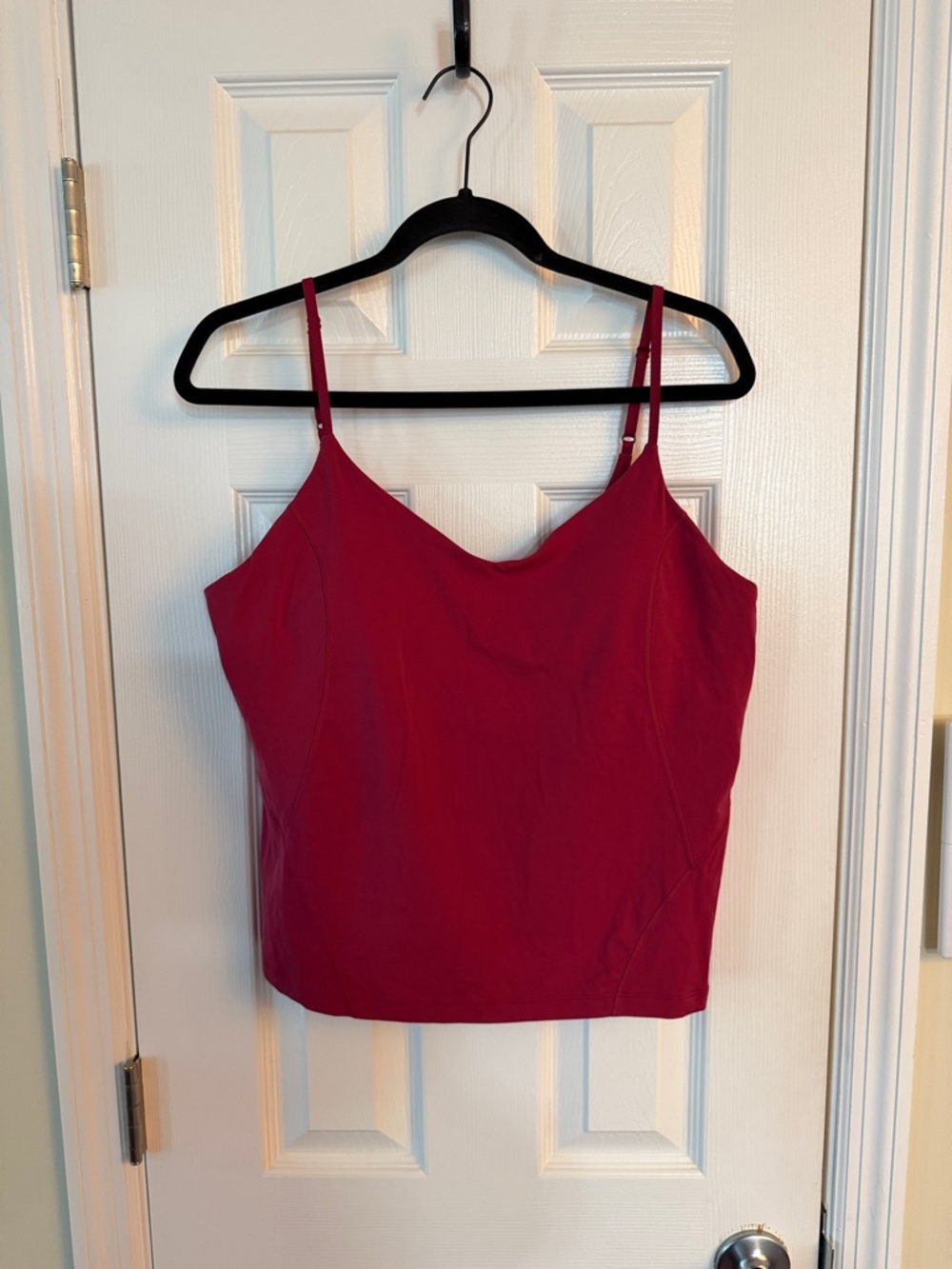 lululemon athletica Deep Red Slim-Strap Camisole